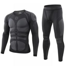 New Tactical Thermal Underwear Men Seamless Tight Sports Underwear Outdoor Breathable Training Cycling Thermo Long Johns