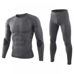 Seamless Tight Tactical Thermal Underwear Men Outdoor Sports Function Breathable Training Cycling Thermo Underwear Long Johns