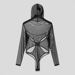 Sexy Homewear Jumpsuit INCERUN New Men's Hooded See-through Mesh Rompers Casual Perspective Design Triangle Bodysuits S-5XL 2023