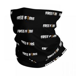 Free Fire Bandana Neck Gaiter Printed Freefire Shooting Game Balaclavas Wrap Scarf Warm Face Mask Fishing Unisex Adult Winter