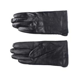 GOURS Winter Real Leather Gloves Men Black Genuine Goatskin Gloves Fleece Lined Warm Fashion Driving Mittens New Arrival GSM043