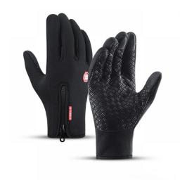 2022 Winter Warm Touchscreen Men's Gloves Sports Fishing Waterproof Ski Army Bike Snowboard Skis Skid Zipper Ladies Gloves