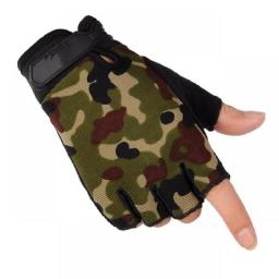 Summer Army Motorcycle Fingerless Gloves Fishing Light Breathable Camping Cycling Nonslip Sport Women Run Tactical Men's Gloves