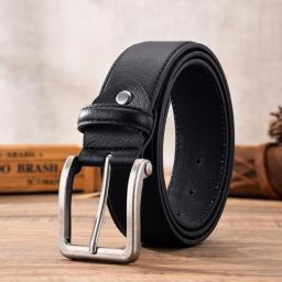 [DWTS]Men Belt Male High Quality Belt Men Male Genuine Leather Strap Luxury Pin Buckle Fancy Vintage Jeans Free Shipping