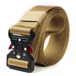 Mountaineering Outdoor Multi-functional Tactical Cobra Buckle Nylon Canvas Woven Universal Belt