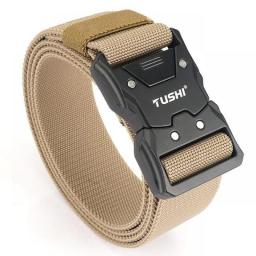 Classic Design Fashion Matching Essentials Tactical Quick Release Snap Snap Elastic Leisure Outdoor Training Belt