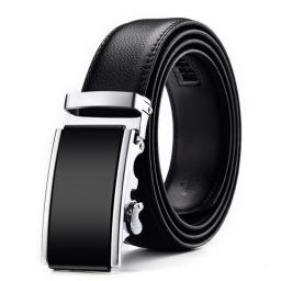 [LFMB]Famous Brand Belt Men Top Quality Genuine Luxury Leather Belts For Men,Strap Male Metal Automatic Buckle