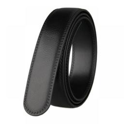New Men's Automatic Buckle Belts No Buckle Belt Men High Quality Male Genuine Strap Jeans Belt Free Shipping 3.5cm