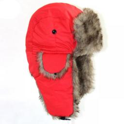Winter Hat Keep Warm Unisex Winter Trapper Aviator Trooper Earflap 2022 Russian Ski Hat Fur Faux Fur Fashionable Hats