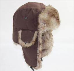 2022 Mens Women Unisex Warm Trapper Aviator Trooper Earflap Winter Flaps Ski Hat New Bomber Hats Russian Ski Hat Faux Fur Hats