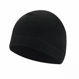 Solid Knitted Hat Winter Imitation Rabbit Fleece Hats For Men Warm Ear Caps Autumn Beanie Hat Men's Winter Cap