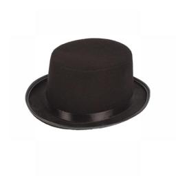 Solid Color Felt Satin Top Hat Magician Hat Gentleman Hat Party Costume Accessories One Size Fits Most Adult Kids