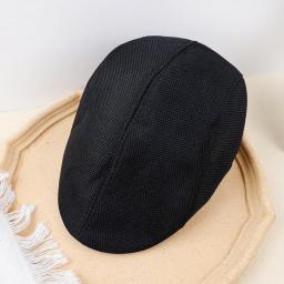 Men Fashion Summer Breathable Mesh Hats Newsboy Caps Outdoor Gorros Fashion Sun Hats Flat Cap Unisex Adjustable Caps Gorras