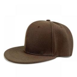 New Hip Hop Flat Brim Baseball Hat DIY Custom Logo Adult Trucker Hats Adjustable Flat Visor Baseball Cap Snapback Hat Sport Cap