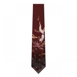 Anime Red Tie Uniform Student Harajuku Necktie Halloween Cosplay Clothing Accessories Prop Christmas Gifts