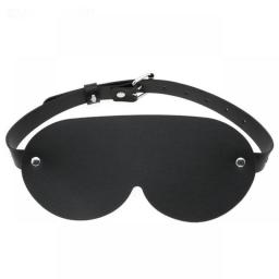 Leather Cosplay Blindfold Sexy Fashion Adult Eye Patch Black White Pink Red Party Costume Props