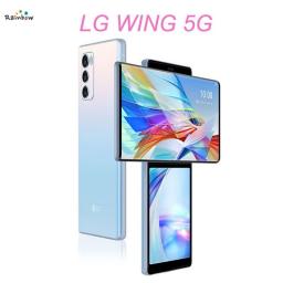 Original LG WING 5G CellPhone LMF100N LMF100VM 6.8'' 8GB RAM 128GB/256GB ROM 4G LTE Mobile Phone Octa Core Android SmartPhone