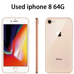 Used IPhone 8 64G Apple A11 Six Core IOS 11 3GB RAM 4,7 Inch Screen 12MP Fingerprint LTE Unlocked Mobile Smartphone