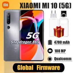 Xiaomi 10 5G Cellphone Smartphone ,MI 10 Qualcomm Snapdragon 865 Android Cellphone 4780mAh 108MP