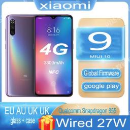 Android Xiaomi 9 Smartphone Mobile Phone Cell Phones Cellphone Dual Camera
