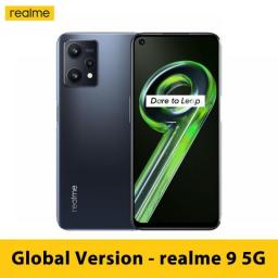 Global Version Realme 9 5G Snapdragon 695 5G 120Hz Ultra Smooth Display 50MP AI Triple Camera 5000mAh Massive Battery Cellphone