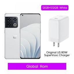 OnePlus 10 Pro 10pro Global Rom 5G Smartphone Snapdragon 8 Gen 1 6.7'' 120Hz LTPO2 AMOLED Octa-core 5000mAh 80W Fast Charging