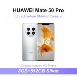 Original New Huawei Mate 50 Pro Smart Phone 6.74 Inch 120Hz Snapdragon 8+ Gen 1 66W 4700mAh 50MP Main Camera HarmonyOS 3.0