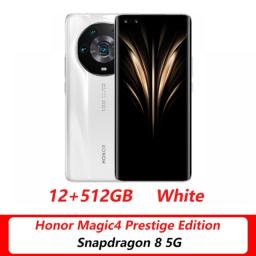 HONOR Magic 4 Prestige Edition MobilePhone 6.81'' 120Hz OLED Curved Screen Snapdragon 8 Gen 1 50MP Quad Cameras 3D Face Unlock