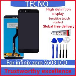 Preto Lcd Para Infinix Zero 5 X603 X603b Display Lcd Com Tela De Toque Digitador Assembléia Zero 5 X603 Lcd Substituição