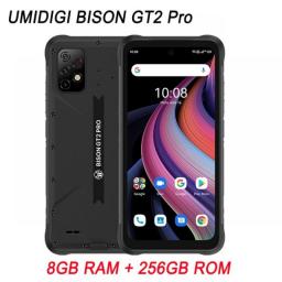 UMIDIGI BISON GT2 4G Global Rugged Phone 8GB RAM 128GB 256GB ROM 6.5'' Android 12 MTK Helio G95 Octa Core 2.05GHz NFC 6150mAh