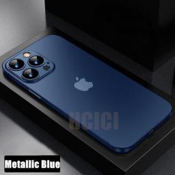 Ultra Thin Matte Case For IPhone 14 13 12 Mini X XR XS 11 Pro Max Full Cover For IPhone 14 7 6s 8 Plus Hard PC Shockproof Cases