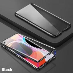 Metal Magnetic Case For Xiaomi Redmi Note 11 12 10 S 9 9A 9C 9T 9S 8 T 7 Double Sided Glass Funda For POCO X3 F3 M3 M4 Pro Coque