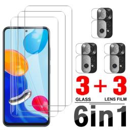 6in1 Tempered Film Case For Xiaomi Redmi Note 11 Camera Protector For Redmi Note 11 10 9 Pro Max 11s 10s 10 5G Protective Glass