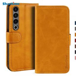 Case For Meizu 20 Pro Case Magnetic Wallet Leather Cover For Meizu 20 Pro Stand Coque Phone Cases