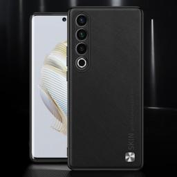 Luxury PU Leather Phone Case For Meizu 20 Pro Back Cover Matte TPU Silicone Full Protection Case For Meizu20 Pro 20Pro 5G Coque