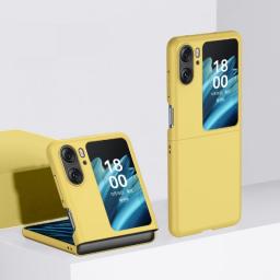 Folding PC Phone Case For OPPO Find N2 Flip 5G CPH243 N 2Flip N2Flip Non-Fingerprint Hard Plastic Protective Casing Cover