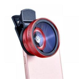 Camera Lens Clip 0.45x 49uv Micro Lens Universal Hd Lens Camera Mobile Phone Lens For Iphone 6s 7 Xiaomi More Cellphones 2 In 1