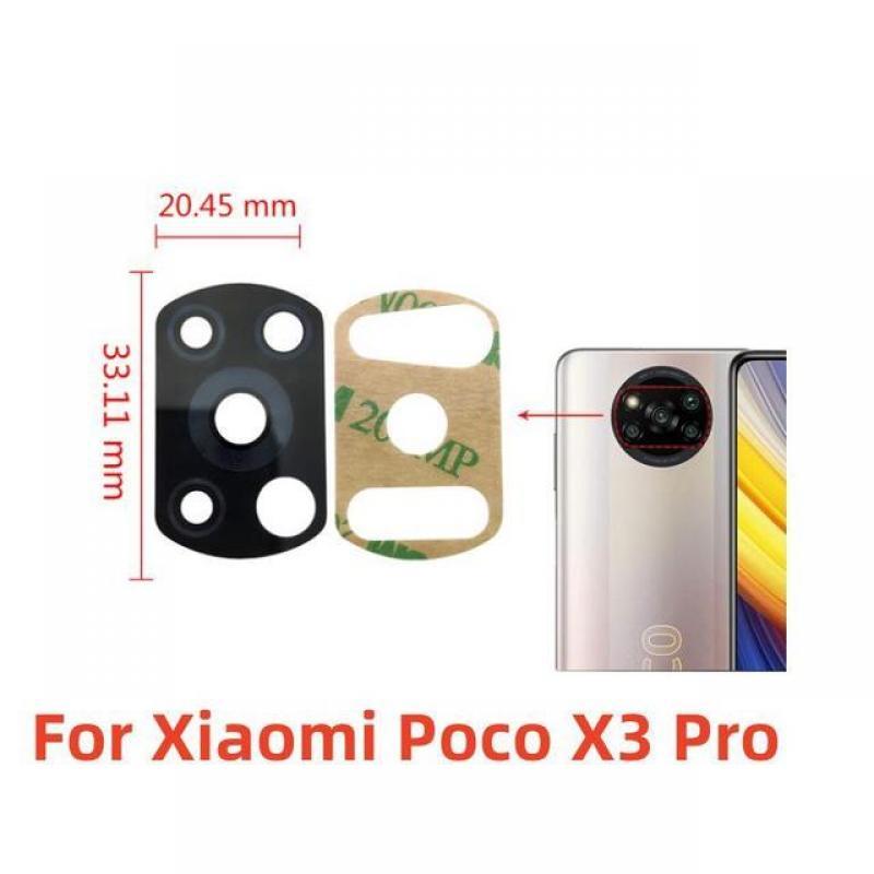 For Xiaomi PocoX3NFC M3 X3Pro100% Original Camera Glass For Xiaomi Poco X3 NFC M3 X3 Pro  Rear Back Camera glass Lens