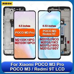 New Original For XIAOMI Poco M3 Display Redmi 9T LCD Touch Screen Digitizer For Xiaomi POCO M3 Pro 5G LCD M2010J19C