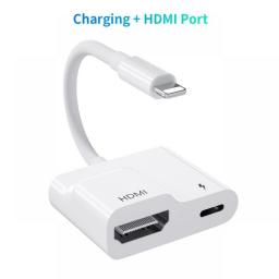 Lightning To HDMI Digital AV Adapter For IPhone 14/13/12/iPad To 1080P TV/Card Reader/USB/Ethernet Support Projector/Monitor