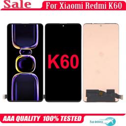 Original 6.67'' For Xiaomi Redmi K60 LCD Display Touch Screen Replacement Digitizer Assembly For RedmiK60 LCD