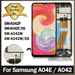 6.5'' Original For Samsung Galaxy A04E A04e LCD Display With Touch Screen Digitizer Assembly For Samsung A042 A042F A042F/DS LCD