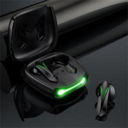 Fingerprint Touch Headset Stereo Wireless Earphones Long Battery Life Low-latency Headphones With Charging Box Gaming