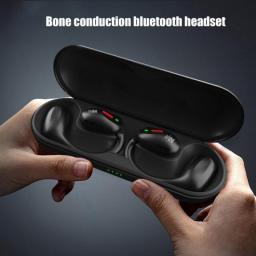 Bone Conduction Headphones Bluetooth5.3 Wireless Earphones Waterproof Long Battery Life Sports Headset  With Mic Noise Reduction