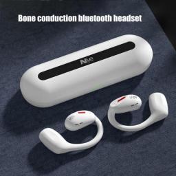 Bone Conduction Bluetooth Earphone Wireless Hifi Headphone Active Noise Cancelling Waterproof Long Battery Life Sports Headset