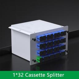 1x32 SC APC /SC UPC Splitter Box Cassette Card Inserting SC/APC PLC Splitter Module 1*32 32 Ports Fiber Optical PLC Splitter