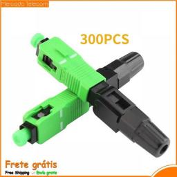50pcs 100pcs SC APC Fast Connector Embedded Connector FTTH Tool Cold Fiber Fast Connector SC Fiber Optic Connector