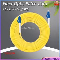 10PCS LC/ UPC-LC /UPC Fiber Optic Patch Cord Simplex Diameter Or 3mm Single Mode Cord Length 1M 2M 3M Or Accept Customization