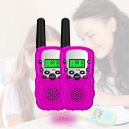Kids Walki Talki 2PCS Celular Handheld Transceiver Phone Radio Interphone 6KM Mini Toys Talkie Walkie Gifts Boy Girl Tablet
