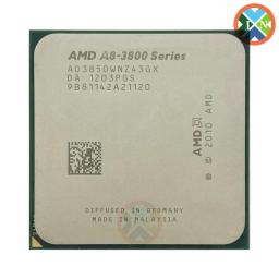 AMD A8-series A8-3850 A8 3850 2.9 GHz Quad-Core CPU Processor AD3850WNZ43GX Socket FM1